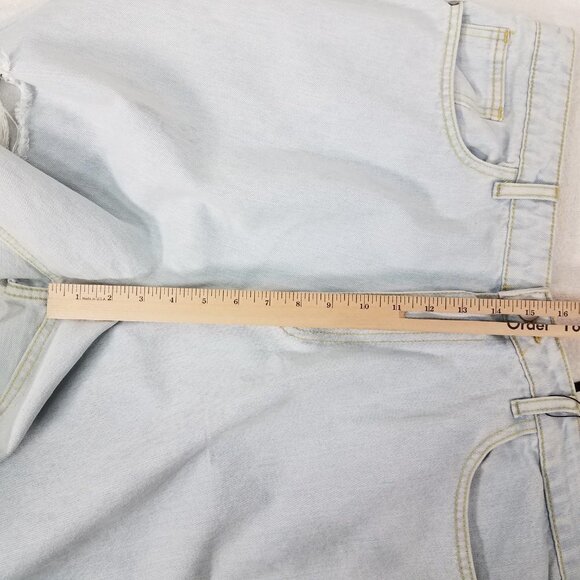 Nasty Gal Collection Size 18 Light denim wash Distressed Jeans Ripped NWT w flaw - Picture 10 of 16